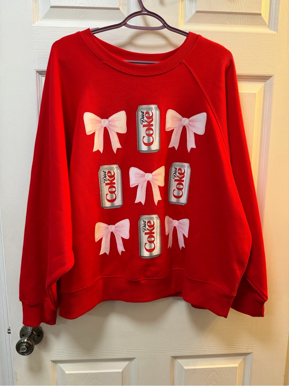 Women’s Diet Coke Sweatshirt. Size 2XL.